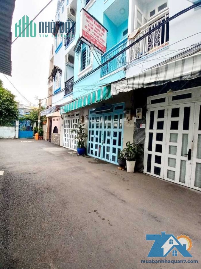 Bán Nhà HXH Bùi Văn Ba, Tân Thuận Đông Quận 7, 4T, 4mx8m, 5 phòng ngủ, Nhà Đẹp, dưới 4 tỷ