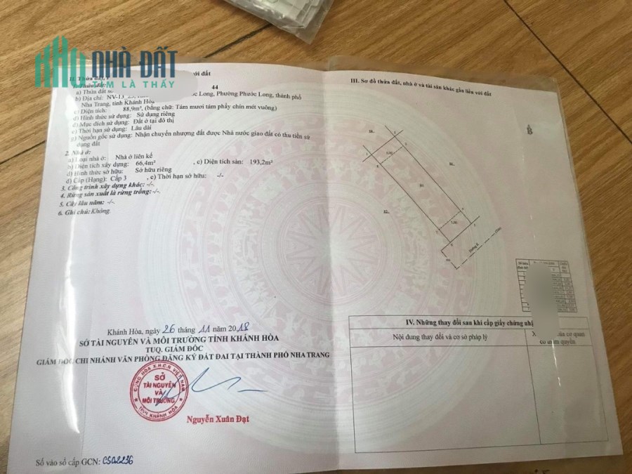 BÁN NHÀ 3 TẦNG VIEW CÔNG VIÊN, ĐT PHƯỚC LONG, NHA TRANG, KH DT 89M² 3 TẦNG, GIÁ 5 TỶ