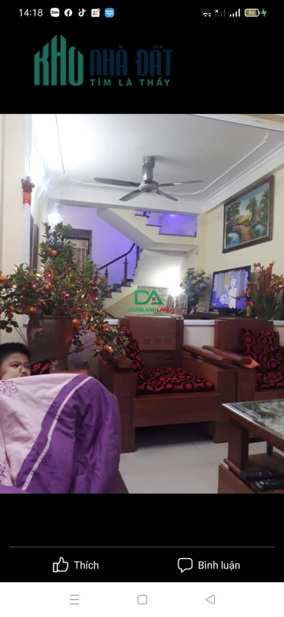 BÁN NHÀ 5 TẦNG THỊ TRẤN ĐÔNG ANH ĐẸP GIÁ SIÊU RẺ NHỈNH 2 TỶ