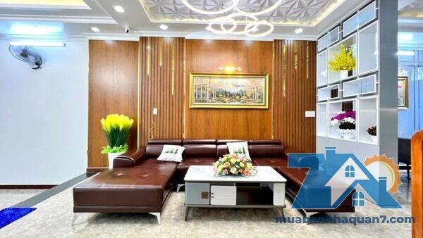 Nhà phố hiện đại đường Huỳnh Tấn Phát, khu Green Riverside đối diện Phú Mỹ Hưng 2, nối liền với