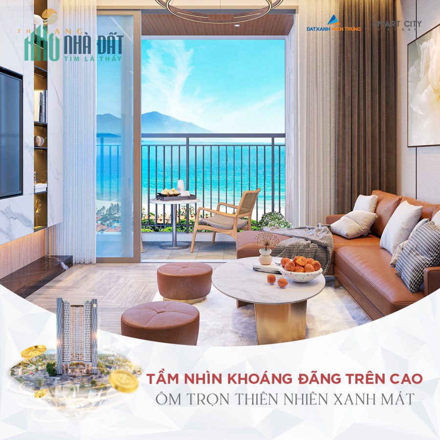 Căn hộ cao cấp 2PN giá rẻ view biển Mỹ Khê - The SANG Residence - Sở hữu lâu dài