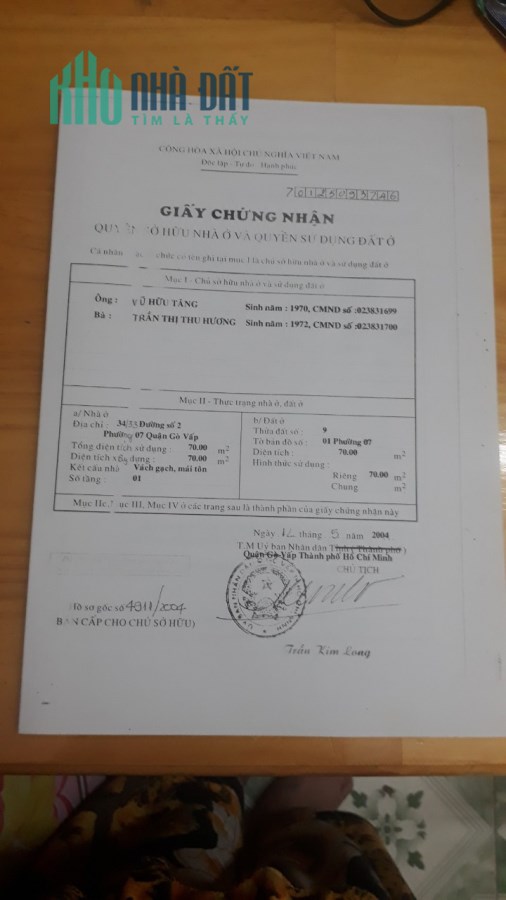 Sở Hữu Ngay Căn Nhà vị trí Đắc Địa tại quận Gò Vấp, TPHCM