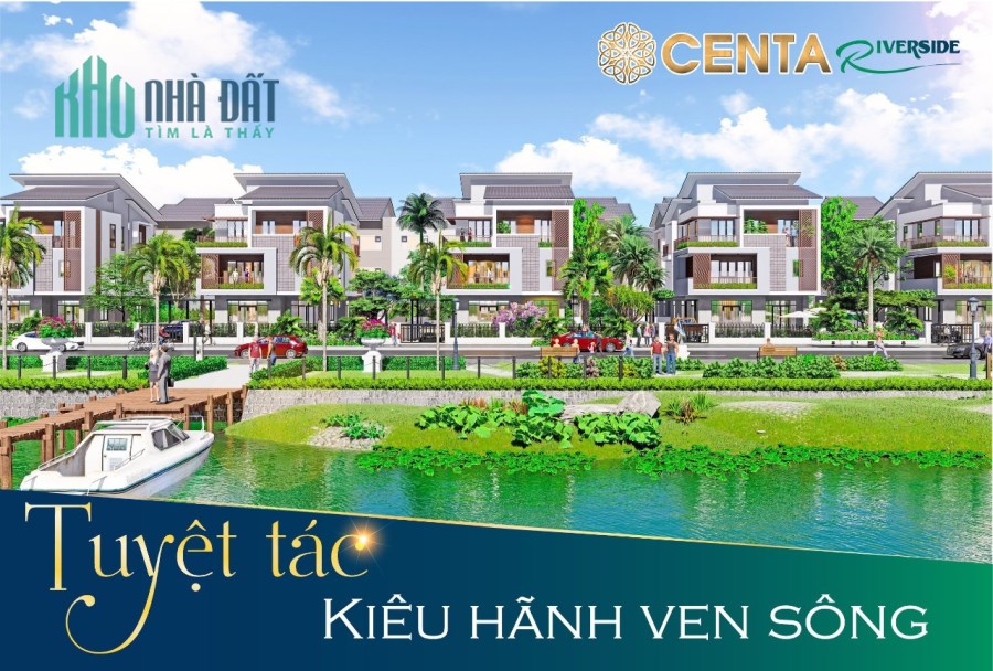 Mở bán biệt thự ven sông Centa Riverside Từ Sơn, giá gốc chủ đầu tư, LH/PKD 0976696555