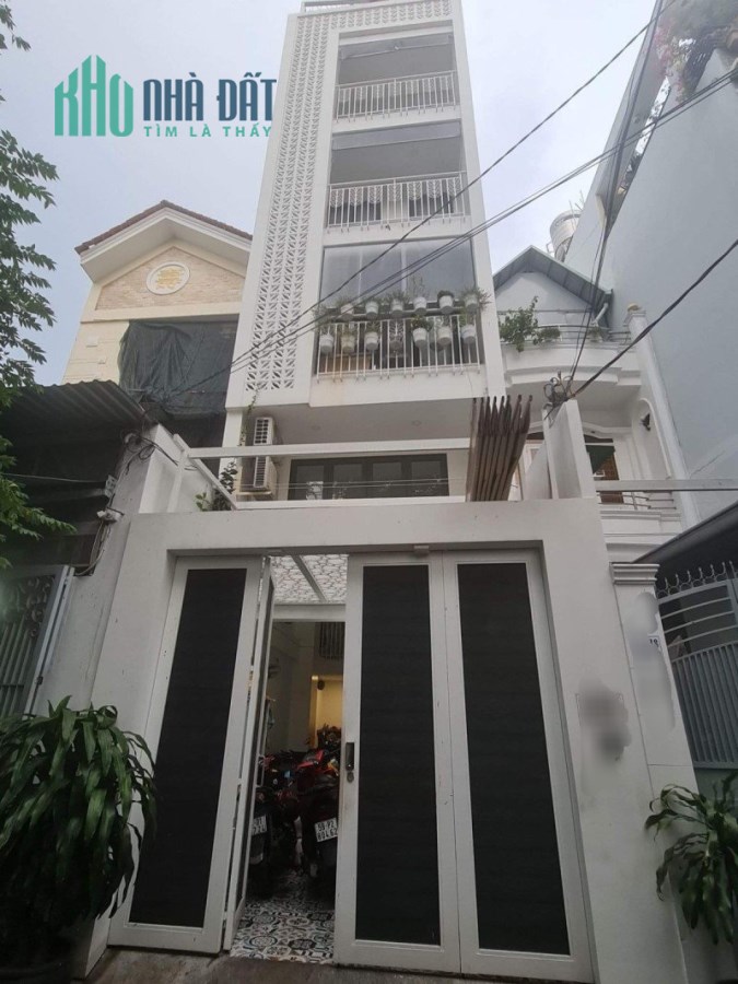 Bán nhà tại Hoàng Văn Thụ, P4, Tân Bình, 6 tầng, 12 CHDV, doanh thu 100tr.th, 20 tỷ TL