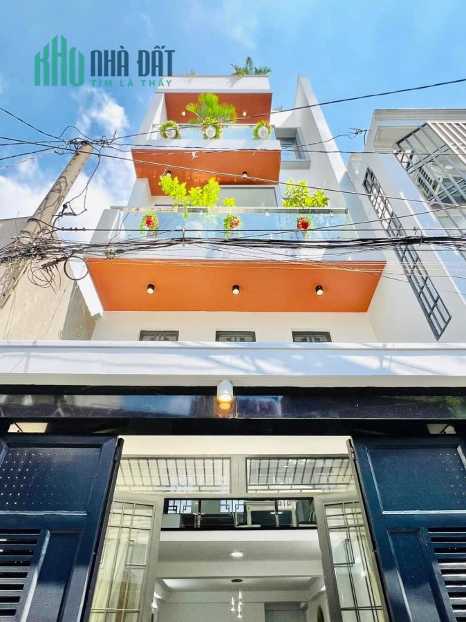 Bán nhà hẻm tải Gò Vấp - 70m2 - 5 tầng - chỉ 10 tỷ 800 - sổ vuông - Ngay Lotte Mart
