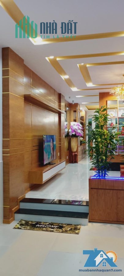 Bán nhà mặt tiền Phạm Hữu Lầu, Phú Mỹ Quận 7, 92m2, 4 tầng, 5mx19m, Nhà mới, Full nội thất, Dưới 20