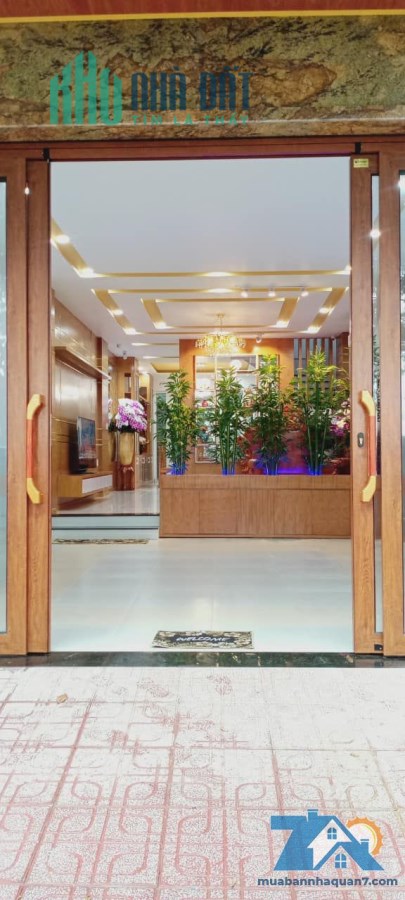 Bán nhà mặt tiền Phạm Hữu Lầu, Phú Mỹ Quận 7, 92m2, 4 tầng, 5mx19m, Nhà mới, Full nội thất, Dưới 20