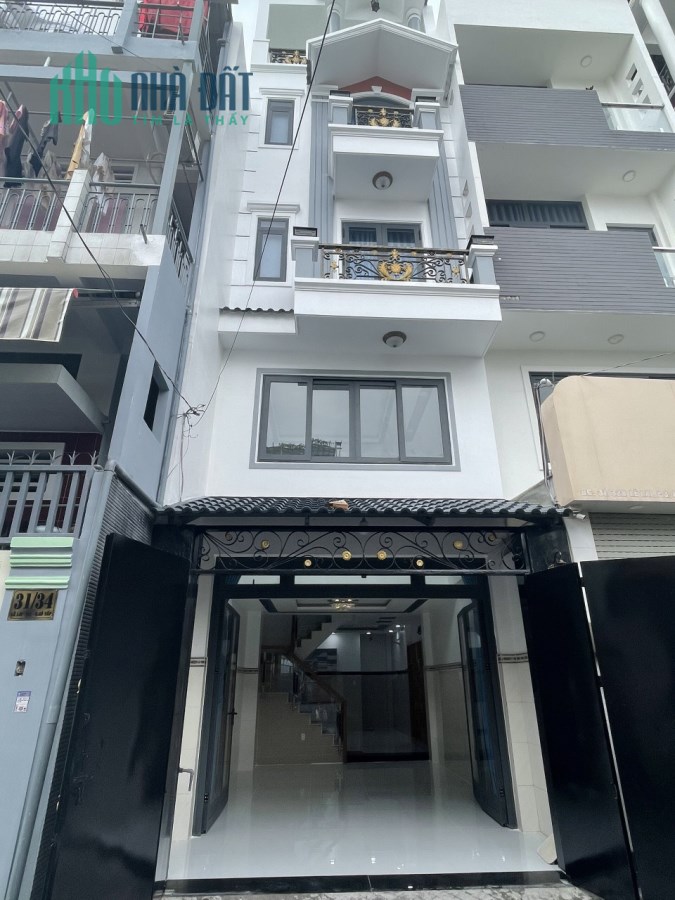 GÒ VẤP, BÁN NHÀ 5 TẦNG, HẺM 5M LÊ LAI P3, DT 4x13m, CHỈ 9.5 TỶ