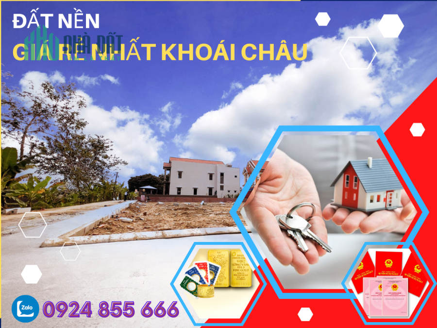 Cắt lỗ sâu 2 lô đất Khoái Châu liền kề cho khách cần tiền dịp cuối năm