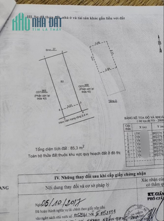 Bán nhà gác đúc bê tông, gần đt phước long nha trang, gần chợ Bình Tán, BV Tâm Trí giá 2ty9