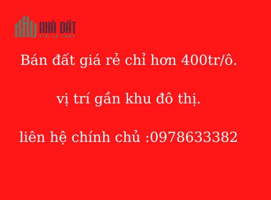 Tiện ích đầy đủ hết như trường học,uỷ ban xã, trung tâm hành chính..vv