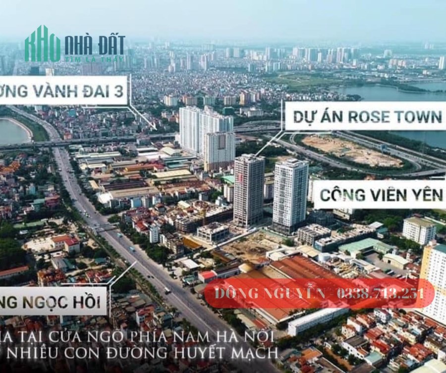 Căn 2N 71m2 tại tòa DV01 ROSETOWN Ngọc Hồi. Giá chỉ 2,6x tỷ ( x iu thương )