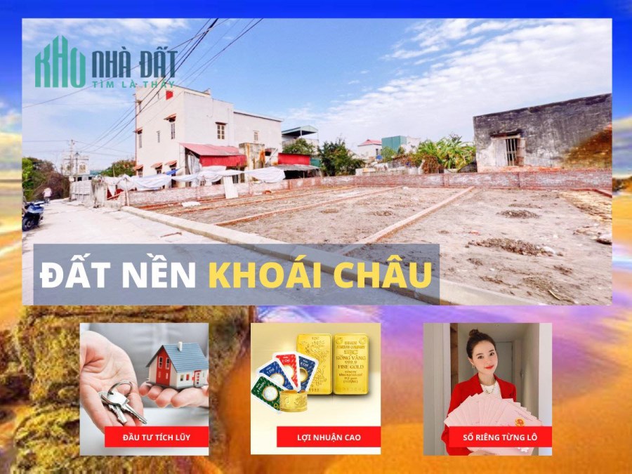 BÁN ĐẤT GIÁ RẺ KHOÁI CHÂU