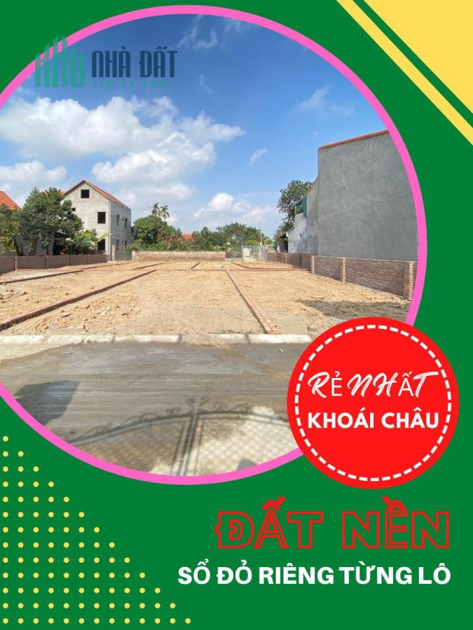 bán đất giá rẻ Khoái Châu Hưng yên