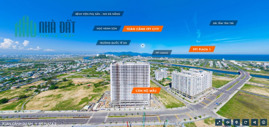 CĂN HỘ FPT PLAZA 2 GIÁ CHI 25 TRIỆU/M2 ĐÃ BAO GỒM VAT