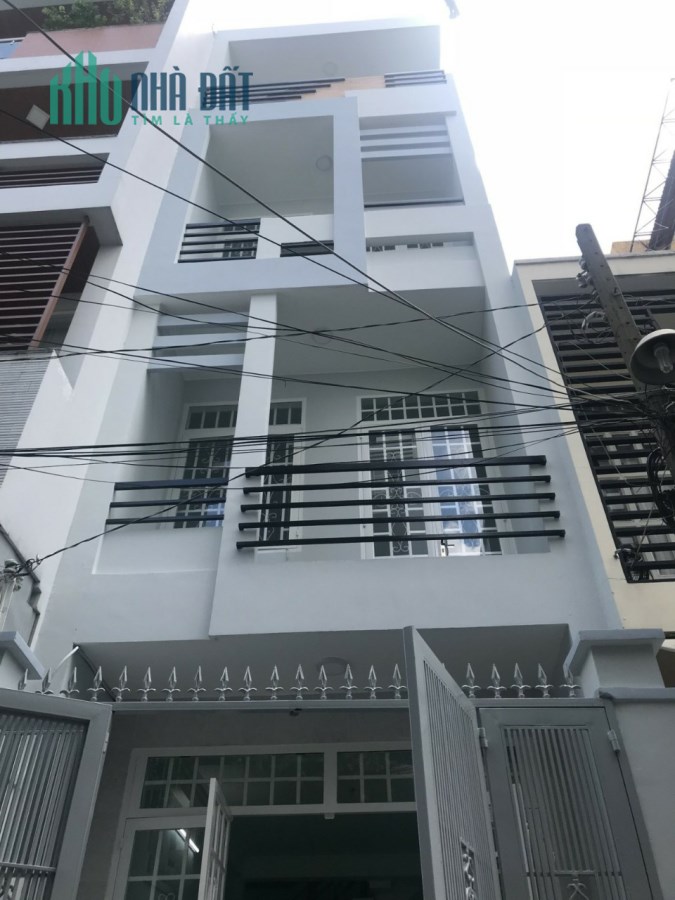 CMT8 thông Hồ Bá Kiện. Nhà 4 tầng. Tận 60m2. Hẻm 4m. Sát mặt tiền. Nhỉnh 10 tỷ