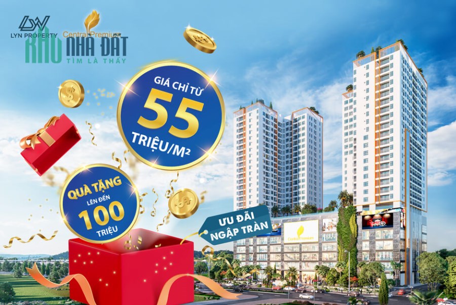 Sở hữu các căn hộ Central Premium giá thành tốt đi kèm nhiều ưu đãi từ chủ đầu tư