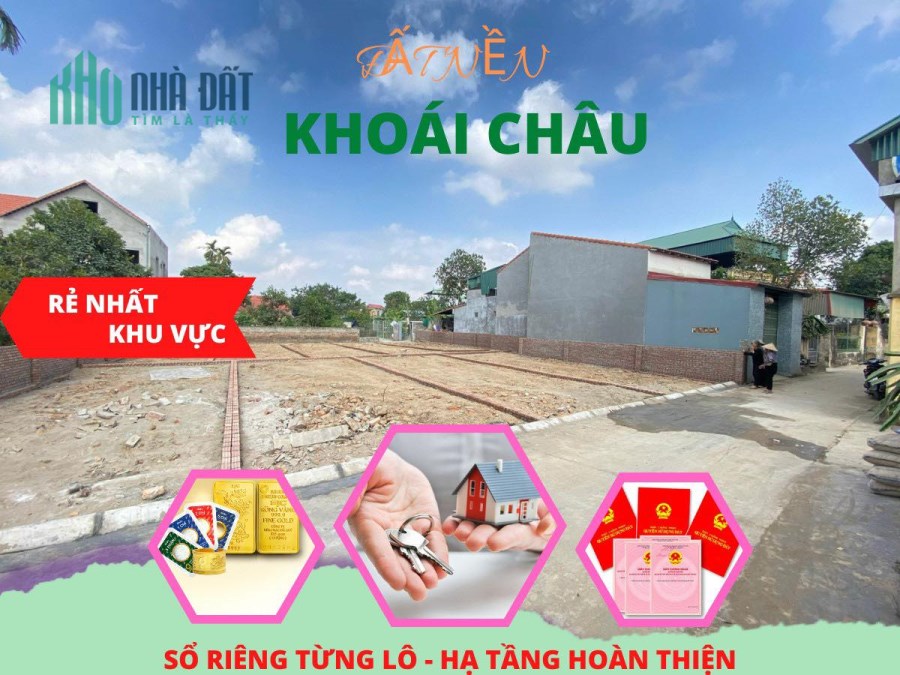 bán đất giá rẻ Khoái Châu Hưng yên