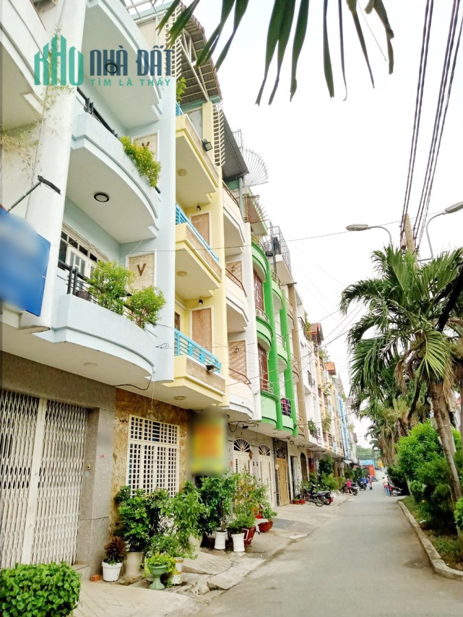 Nhà thuê nguyên căn đường 12m nội bộ Cao Lỗ KDC Đồng Diều P4Q8