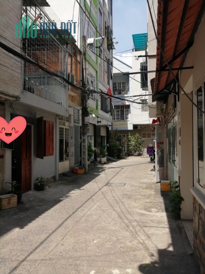 BÁN NHÀ CMT8, P12, Q10, 26m2, NGANG 6.2, CHO THUÊ 102tr.năm, GẦN HÀ ĐÔ, 4.45 tỷ