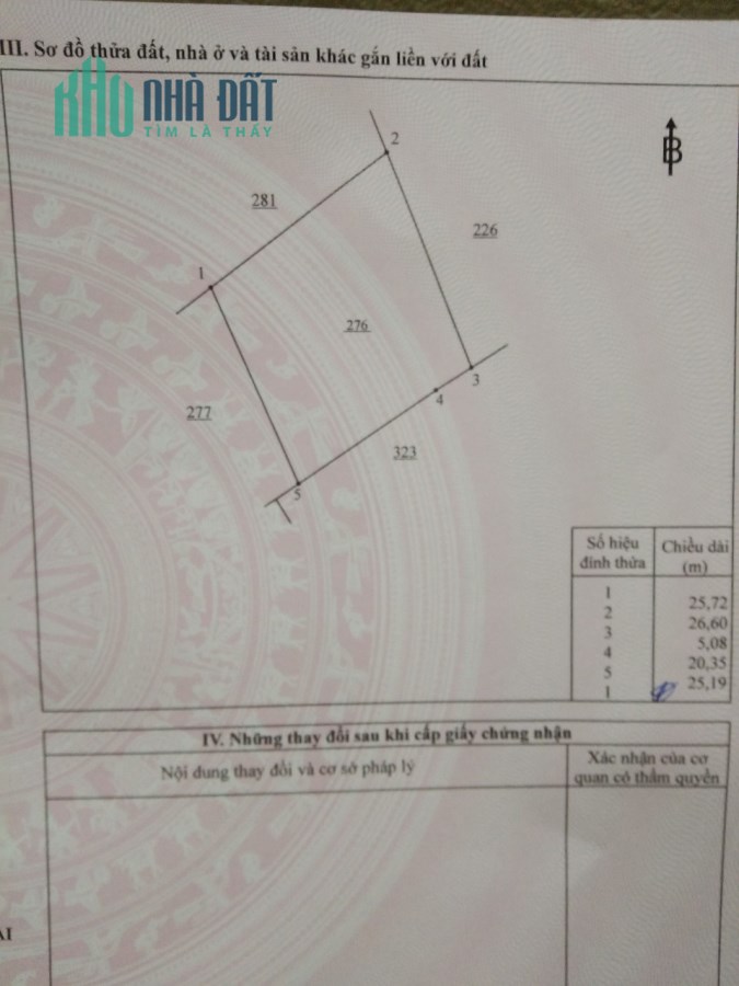 Chính Chủ Bán 645.6m2 Đất ODT Sổ Hồng Riêng Giá Rẻ TT Vĩnh An