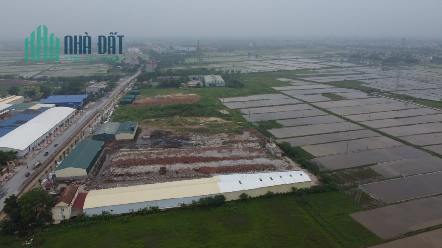Bán 3.5ha đất công nghiệp, nằm trên mặt QL21 Thanh Oai, cách bến xe Yên Nghĩa 6km.