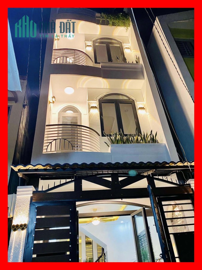 BÁN GẤP NHÀ 53m2,ngang 3.7m,4 TẦNG,NGUYỄN THƯỢNG HIỀN P5Q.PHÚ NHUẬN