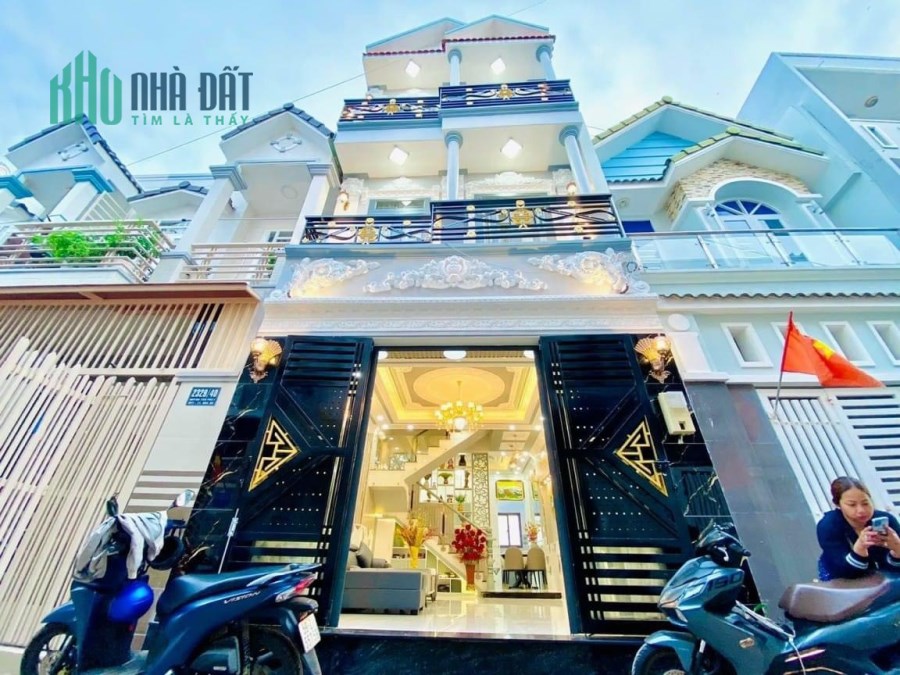 Bán Nhà Phố tuyệt đẹp Khu dân cư Sài Gòn Mới Đường Huỳnh Tấn Phát, Thị trấn Nhà Bè- 48m2- Ô tô vào