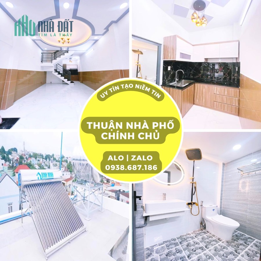 Nhà Bán Gò Vấp, Quang Trung, 2 Tầng Mái Đúc FULL Nội Thất, CHỈ 2 TỶ 38