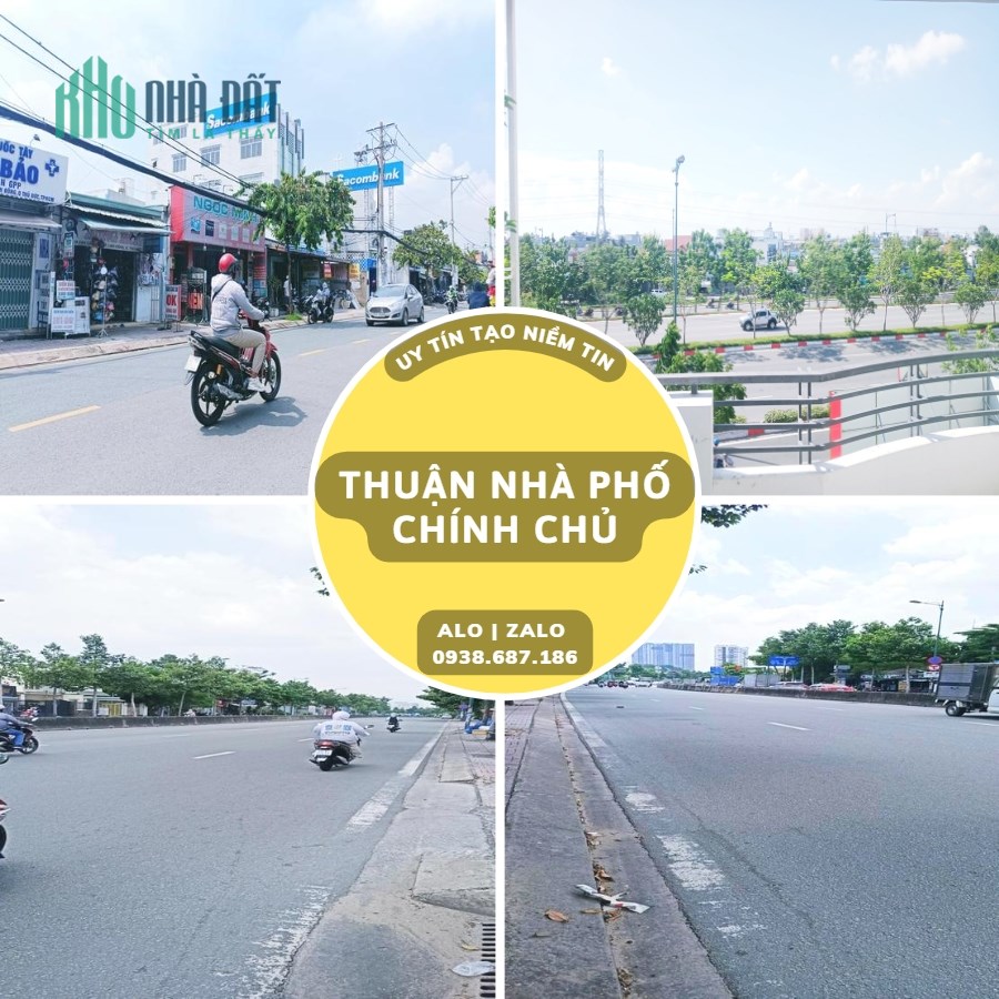 Bán Nhà Mặt Tiền Phạm Văn Đồng, 1OOm2, Ngang 7.6m, 3 Tầng, 10 TỶ Nhỉnh