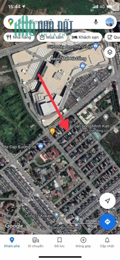 Bán gấp đất Dương Nội đối diẹn Aeon Mall, 50m2, đường ô tô 12m, 5.7 tỷ