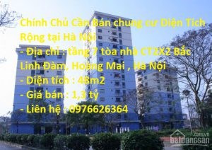 Chính Chủ Cần Bán chung cư Diện Tích Rộng tại Hà Nội