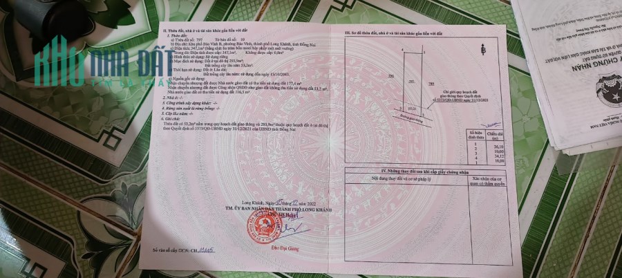 Năm mới chính chủ cần tiền đầu tư bán 4 vị trí đẹp tại TP Long Khánh, Đồng Nai