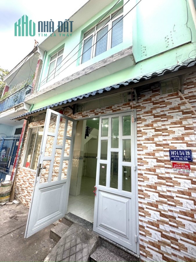 Chính chủ cho thuê nhà Ngã 3 Tân sơn & Quang Trung,P8 GV 3 Phòng giá 10 triệu TL.