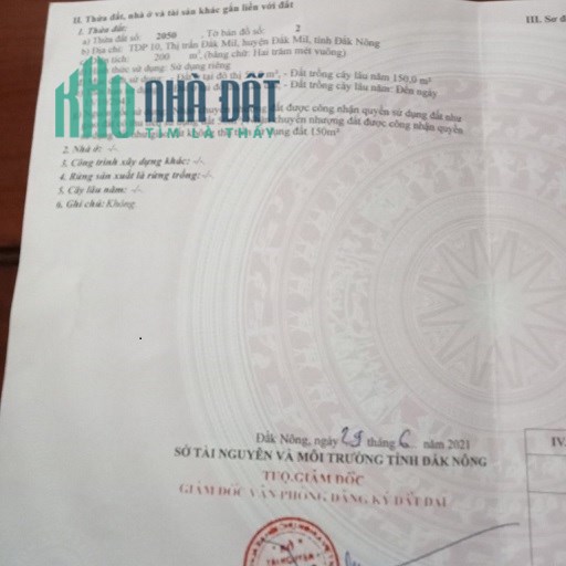 BÁN NHÀ + ĐẤT CHỈ 1,1 TỶ NGAY THỊ TRẤN ĐẮK MIL , HUYỆN ĐẮK MIL, TỈNH ĐẮK NÔNG