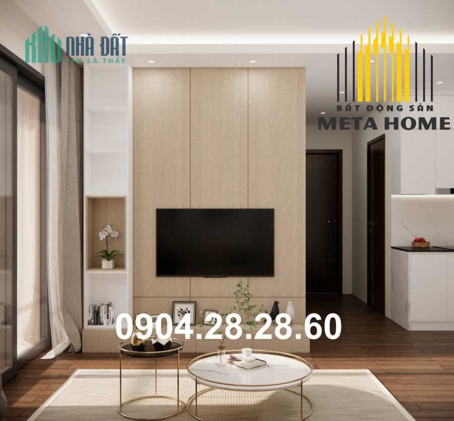 Cho thuê căn hộ 2 ngủ siêu đẹp tại Hoàng Huy Grand Sở Dầu - 0904282860