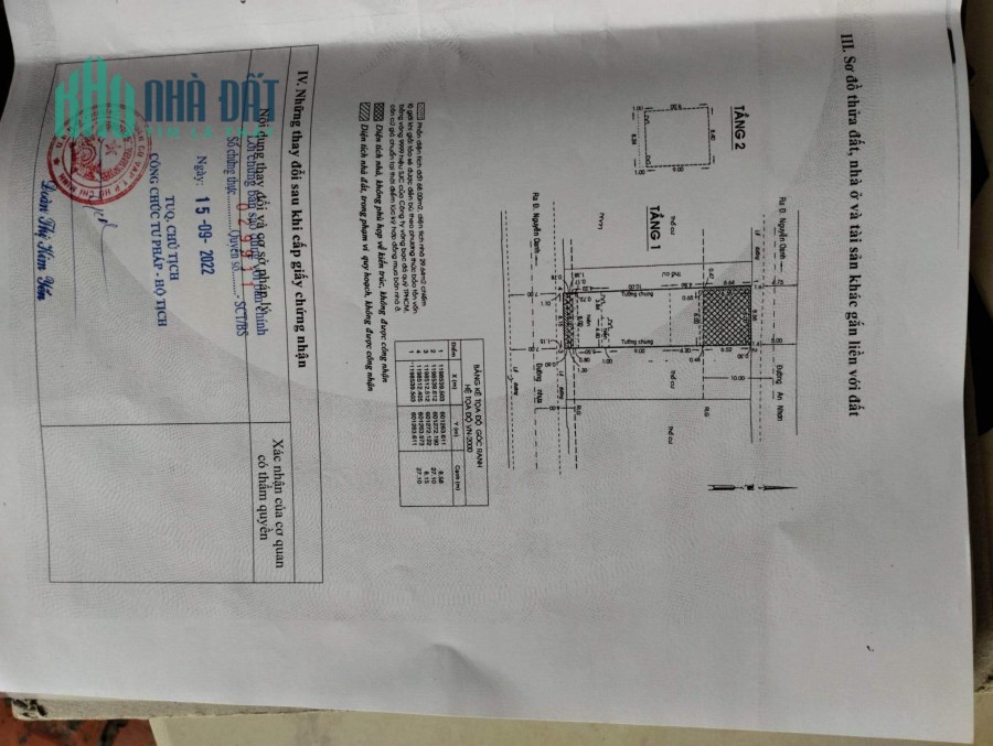 BÁN NHÀ 2 MẶT TIỀN TRƯỚC, SAU, ĐƯỜNG TRƯỚC NHÀ 12M - NGANG GẦN 9M - DÀI 28M - NHÀ CHỦ Ở TỪ THỜI
