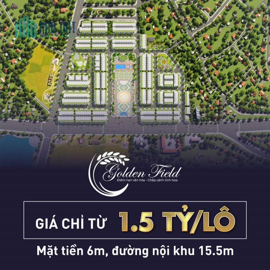 Bán biệt thự, shoptel giá siêu hấp dẫn GĐ1 dự án Golden Field trung tâm Thị Xã Nghĩa Lộ.