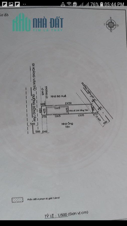Bán đất 2 mặt tiền đường Đồng Tâm Thiện Mỹ Đà Lạt 135m2