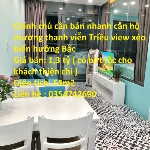 Chính chủ cần bán nhanh căn hộ mường thanh viễn Triều view xéo biển hướng Bắc