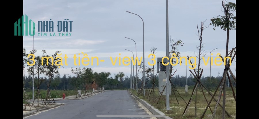 3 MẶT TIỀN, VIEW 3 CÔNG VIÊN