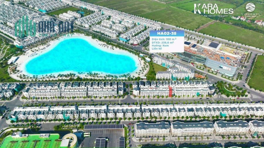 Shophouse Hải Âu 2 Vinhomes Ocean Park 1, bàn giao full nội thất 12ty