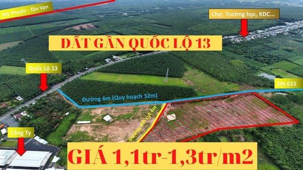 Cần Bán đất bình dương 10x100m, 20x50m, 1000m2, chỉ 1,6tr/m2 0933018467-0978787009-12