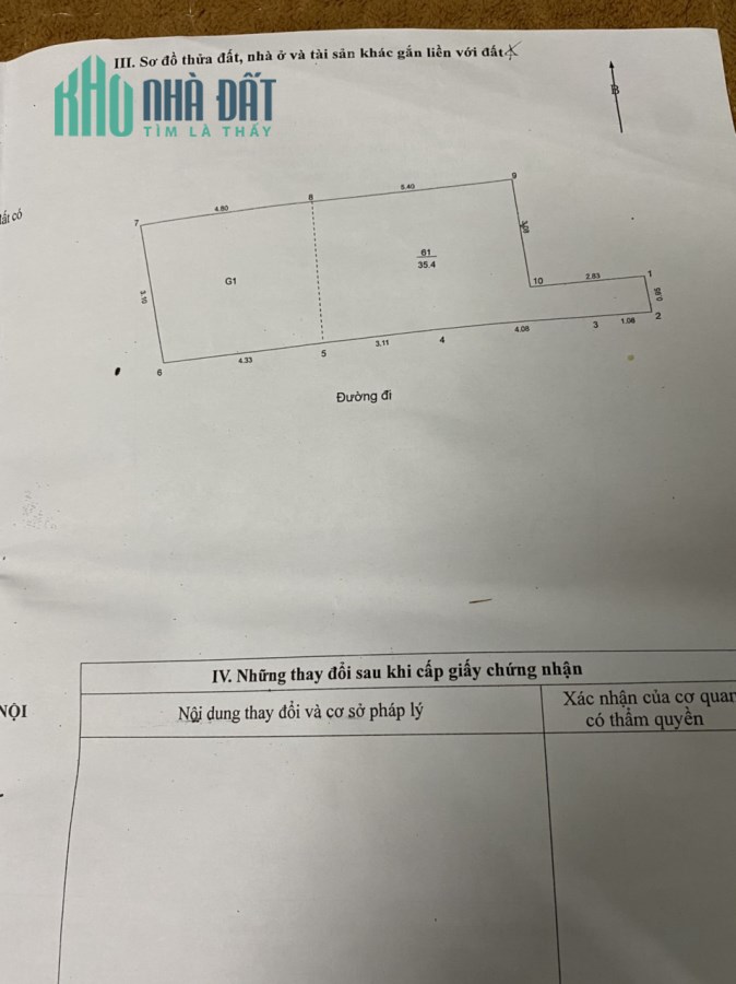 Chính chủ bán nhà phường Minh Khai, Hai Bà Trưng, Hà Nội diện tích 35m giá 4.1 tỷ