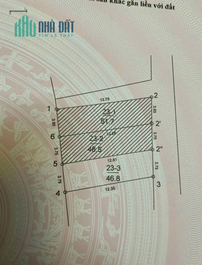 Nhà tôi cần bán mảnh thổ cư ở miêu nha 46,8m - đường rộng 7m kinh doanh otô tải đỗ cửa - giá muốn