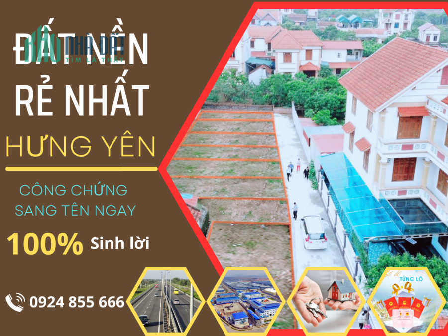 Chỉ cần bỏ ra vài trăm triệu sở hữu ngay lô đất sổ đỏ ngay chợ Phủ cửa ngõ đông nam Hà Nội.