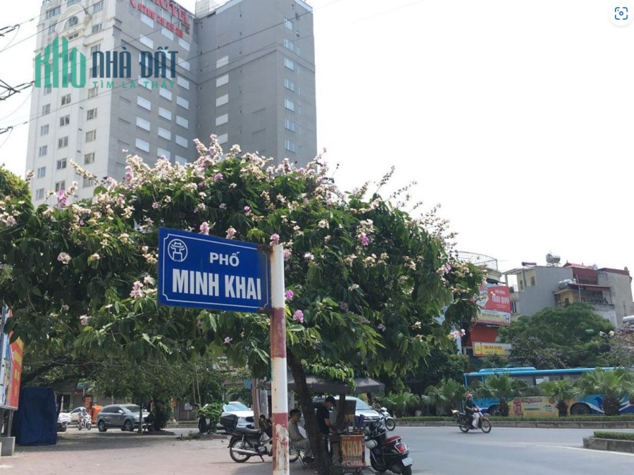 Nhà Mặt Phố Minh Khai Lô Góc 1 Mặt Phố 1 Mặt Ngõ 105m mặt tiền 20m chỉ 28 tỷ