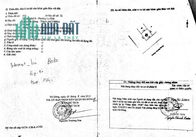 Cần bán căn nhà tại Phường La Khê Quận Hà Đông Tp Hà Nội